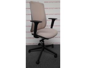 Ergonomische bureaustoel Eman beige/zwart